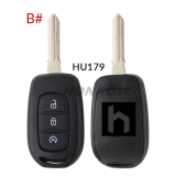 For Renault 3 button Key shell,please choose the key blade