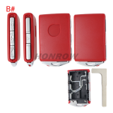 For Volvo 3+1 button smart Car Key Shell ,please choose the color