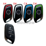 For MG 3 button remote key shell with emergency blade