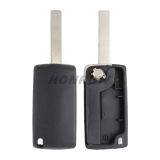 For Fiat 3 buton flip remote key blank without battery place HU83 blade