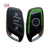 For MG 3 button remote key shell with emergency blade