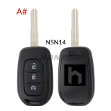 For Renault 3 button Key shell,please choose the key blade