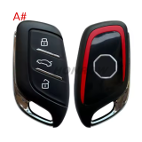 For MG 3 button remote key shell with emergency blade