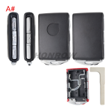 For Volvo 3+1 button smart Car Key Shell ,please choose the color