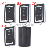 For Jeep 2+1/3+1/4+1/5+1 smart key shell