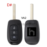For Renault 3 button Key shell,please choose the key blade