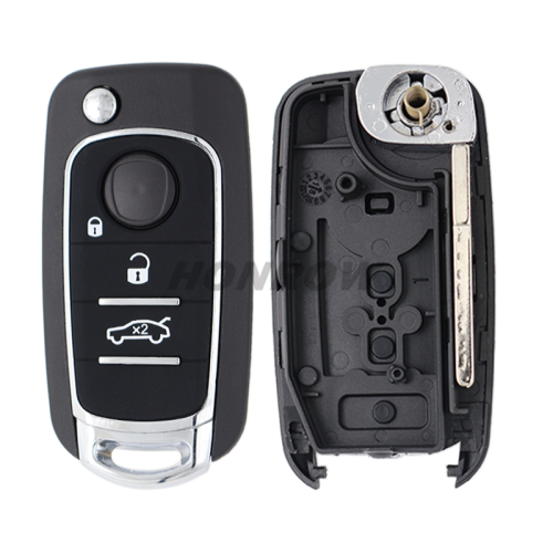 For Fi 3 Button remote key blank