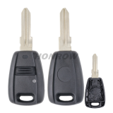 For Fiat 1 button remote key blank (Black Color)