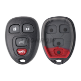 For GM 4 button remote key blank With Battery Place