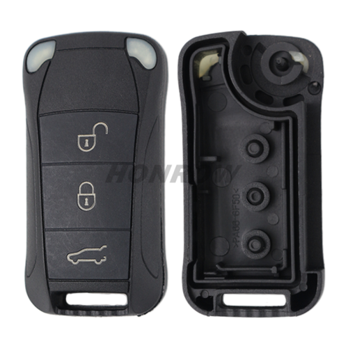 For Por Cayenne 3 button flip remote  key blank