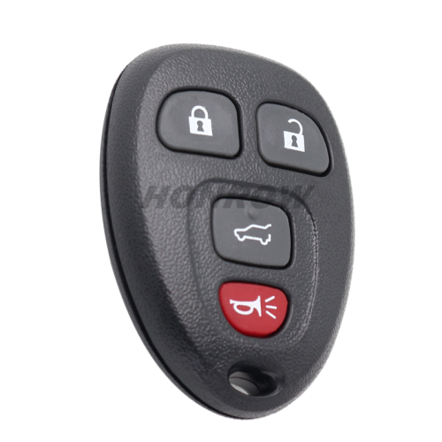 For GM 4 button remote key blank With Battery Place