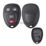 For GM 4 button remote key blank With Battery Place