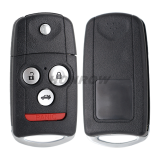 For Honda 3+1 button flip remote key blank