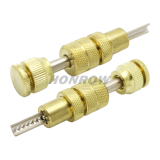 GOSO Two-Row Semi Circle Keyway 11 Pins Dimple A.B KABA Locksmith Toolkit Tools Spring Loaded Bump Lock Tools