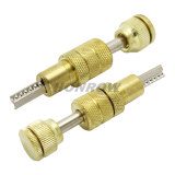 GOSO Two-Row Semi Circle Keyway 11 Pins Dimple A.B KABA Locksmith Toolkit Tools Spring Loaded Bump Lock Tools