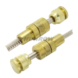 GOSO Two-Row Semi Circle Keyway 11 Pins Dimple A.B KABA Locksmith Toolkit Tools Spring Loaded Bump Lock Tools