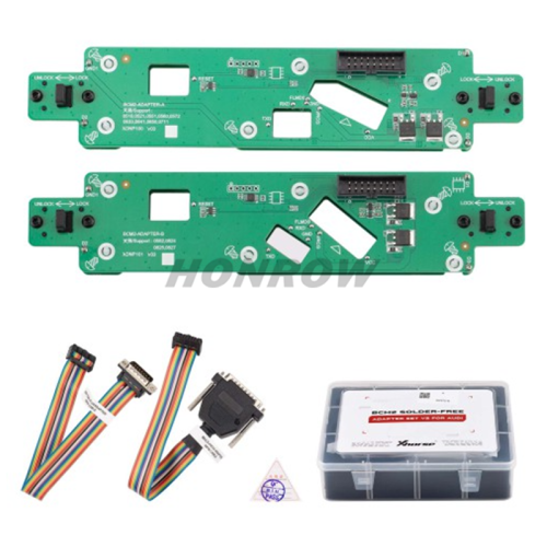 Xhorse New BCM2 XDNPA2 for Audi Solder-Free Adapters For Key Tool PLUS/VVDI Multi-Prog Support fifth generation anti-theft systems such as A4L/A5/Q5/A6L/A7/A8 Support read/write PFLASH+DFFLASH without disassembly Package List: 1pc*Xhorse BCM2 Solder-free Adapter