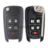 For Chevrolet 4+1 button smart remote key blank