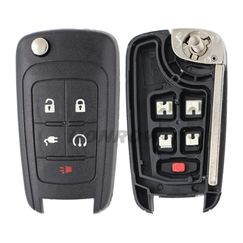 For Chevrolet 4+1 button smart remote key blank