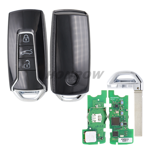 KEYDIY KD MLB-65 OEM solution 3 button smart key with 434mhz support KD-MP