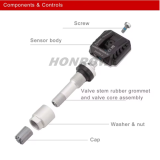 Launch LTR-05 RF Sensor 315MHz & 433MHz Metal 4pcs/set
