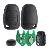 For Renault Clio, for Kangoo 2 button remote key with 433Mhz and ID46  PCF7947 (After 2000 year car)