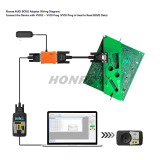 Xhorse New BCM2 XDNPA2 for Audi Solder-Free Adapters For Key Tool PLUS/VVDI Multi-Prog Support fifth generation anti-theft systems such as A4L/A5/Q5/A6L/A7/A8 Support read/write PFLASH+DFFLASH without disassembly Package List: 1pc*Xhorse BCM2 Solder-free Adapter