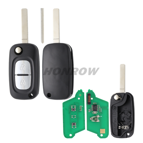 For Renault Modified 2 button remote key 7947 chip-434mhz