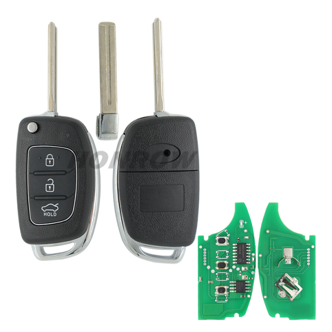 For Hyundai Elantra 3 button remote key with 4D60 chip 433MHz  FCCID:95430-F2110