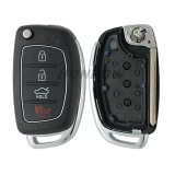 For Hyundai Sonata 3+1 button remote key with 4D60 chip 433MHz  P/N:95430-C1010 FCC ID: TQ8-RKE-4F16