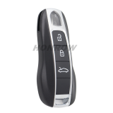 For new Porsche 3 button remote key blank with emmergency key blade
