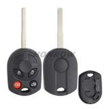 For GTL Ford 4 buton remote key shell with H72 key blade enhanced version
