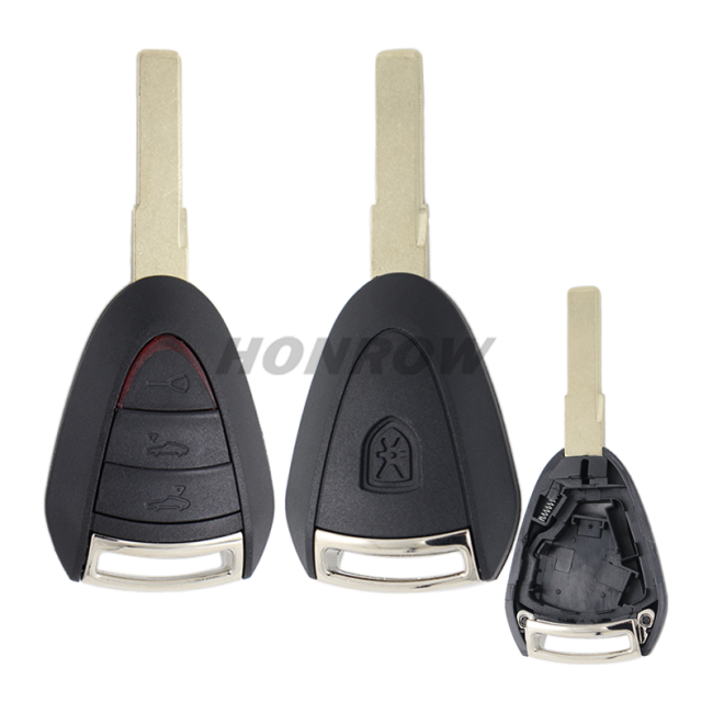 For Por 3 button  remote key blank