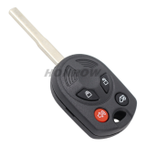 For GTL Ford 4 buton remote key shell with H72 key blade enhanced version