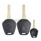 For Por 2 button  remote key blank