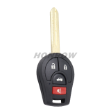 For Nis 3+1 button remote key blank