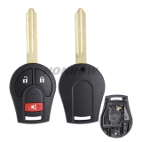 For Nis 2+1 button remote key blank