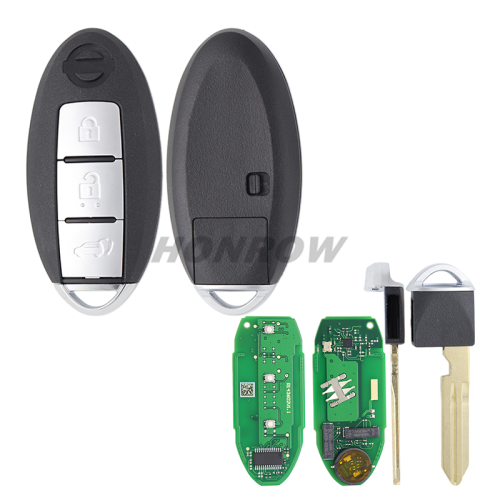 For Nissan X-Trail 3 button smart key with 4A chip 315mhz S180144103 S180144101