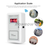 250-450 MHZ Handheld Digital Frequency Meter Counter Wireless Remote Control Tester Tools Digital Frequency Meter Tester Working Voltage: DC 7.5-10 V or 6F22 Working current: 51mA Standby current: 40mA Test coverage: 250-450 MHZ Test Distance: 10 cm