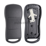For Nis 4 button remote key shell with rubber pad