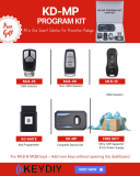 KEYDIY KD-MP Program kit ( MQB/MLB) designed for MLB and MQB anti-theft systems, add new keys without opening the dashboard. Packing list: MLB-26 MLB-08 MLB-09*1PCS KD-MP KD-MATE Free gift:5pcs*1.8P capacitor&12v power supply