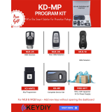 KEYDIY KD-MP Program kit ( MQB/MLB) designed for MLB and MQB anti-theft systems, add new keys without opening the dashboard. Packing list: MLB-26 MLB-08 MLB-09*1PCS KD-MP KD-MATE Free gift:5pcs*1.8P capacitor&12v power supply