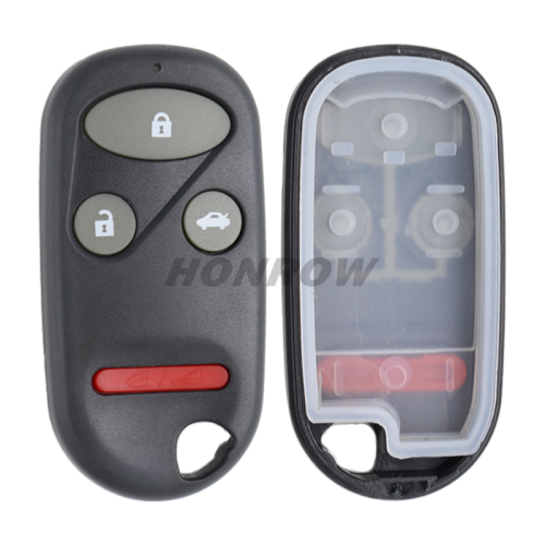 For Honda 2/2+1/3+1 button  remote key blank with battery clamp
