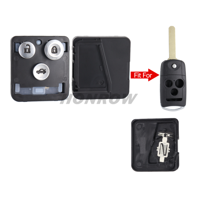 For Honda 3 button  remote key blank