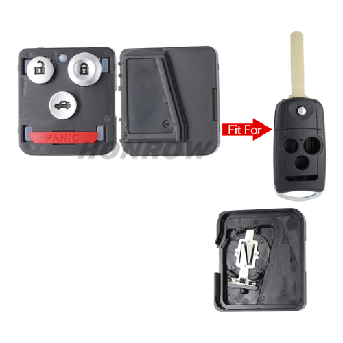 For Honda 3+1 button  remote key blank