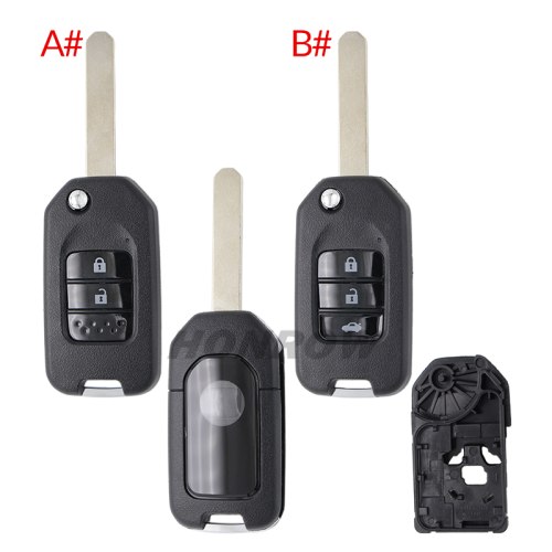For Honda 2/3 button  key blank