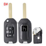 For Honda 2/3 Button Remote Key blank