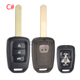 For Honda 2/2+1/3/3+1 button  remote key blank