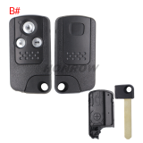 For Honda 2/3 button  remote key blank