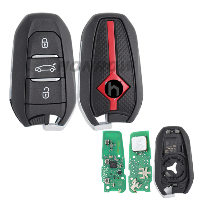 For Citroen 3 button smart key with 433Mhz 4A NCF29AxMTT HITAG AES chip 9840152380 FCCID: IM3A